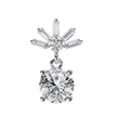 Éternel Pavé Round Diamond Stud Earrings — 10k–18k Gold