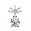 Éternel Pavé Round Diamond Stud Earrings — 10k–18k Gold