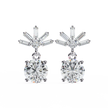Éternel Pavé Round Diamond Stud Earrings — 10k–18k Gold