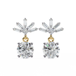 Éternel Pavé Round Diamond Stud Earrings — 10k–18k Gold
