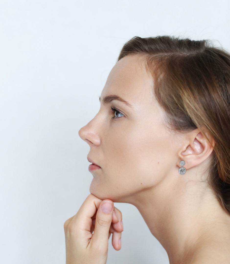 Parure Classic Diamond Stud Earrings — 10k–18k Gold