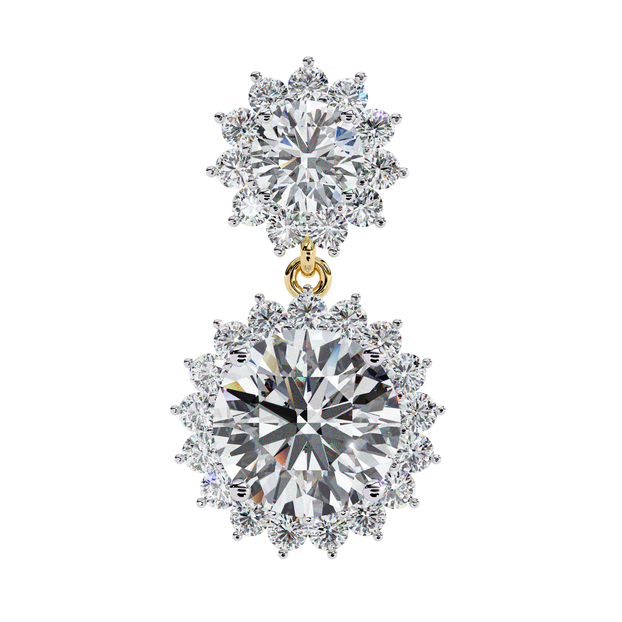Parure Classic Diamond Stud Earrings — 10k–18k Gold