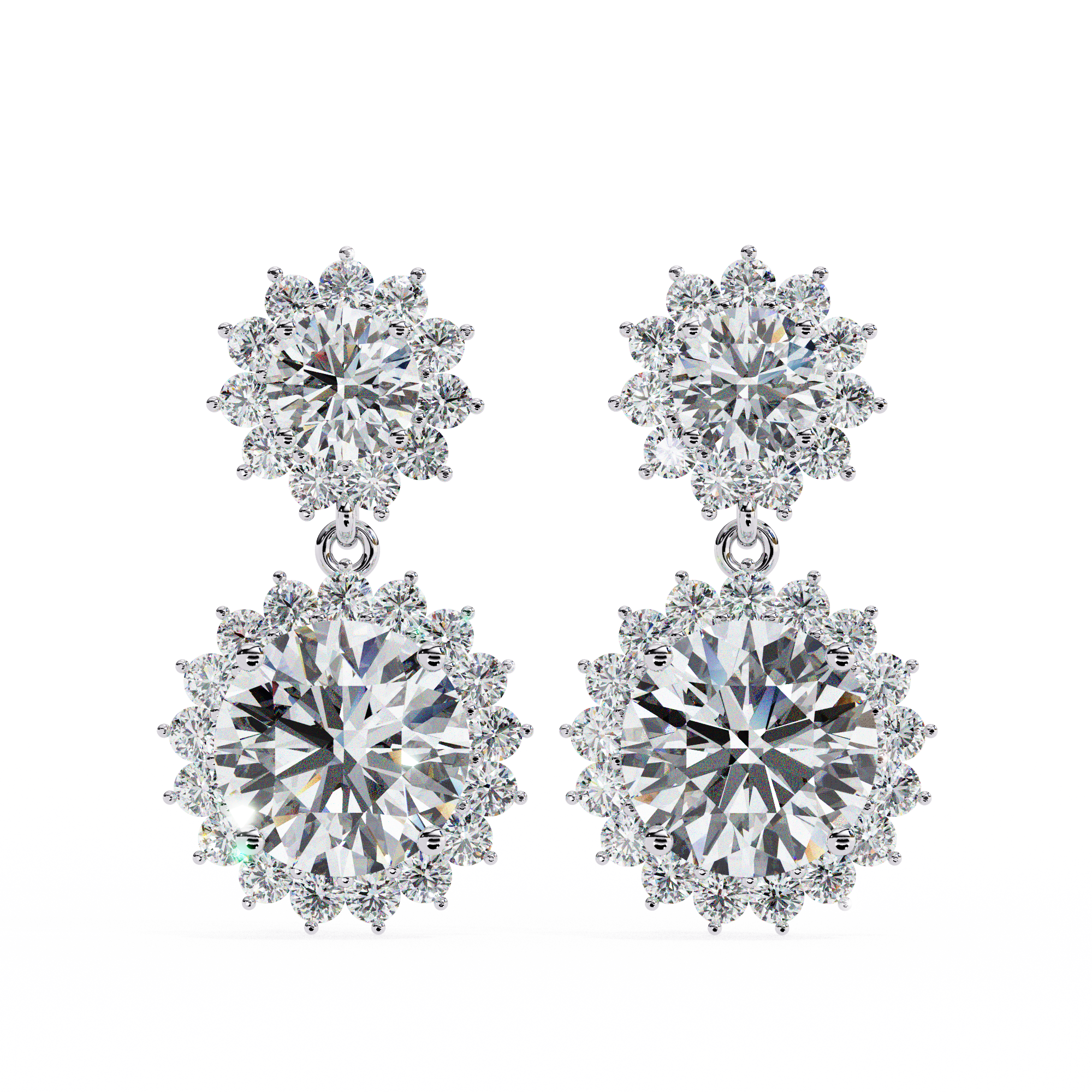 Parure Classic Diamond Stud Earrings — 10k–18k Gold