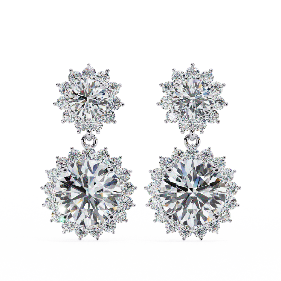 Parure Classic Diamond Stud Earrings — 10k–18k Gold