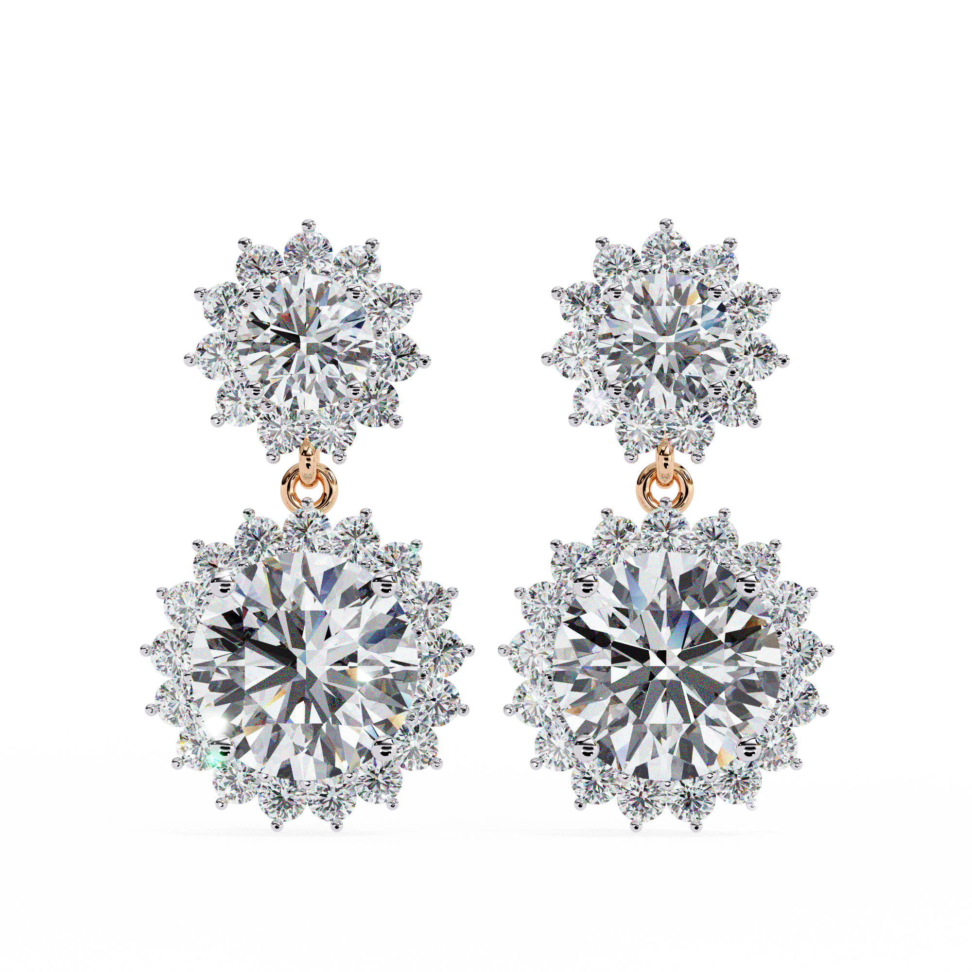 Parure Classic Diamond Stud Earrings — 10k–18k Gold