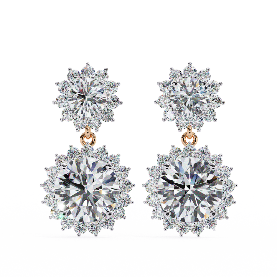 Parure Classic Diamond Stud Earrings — 10k–18k Gold