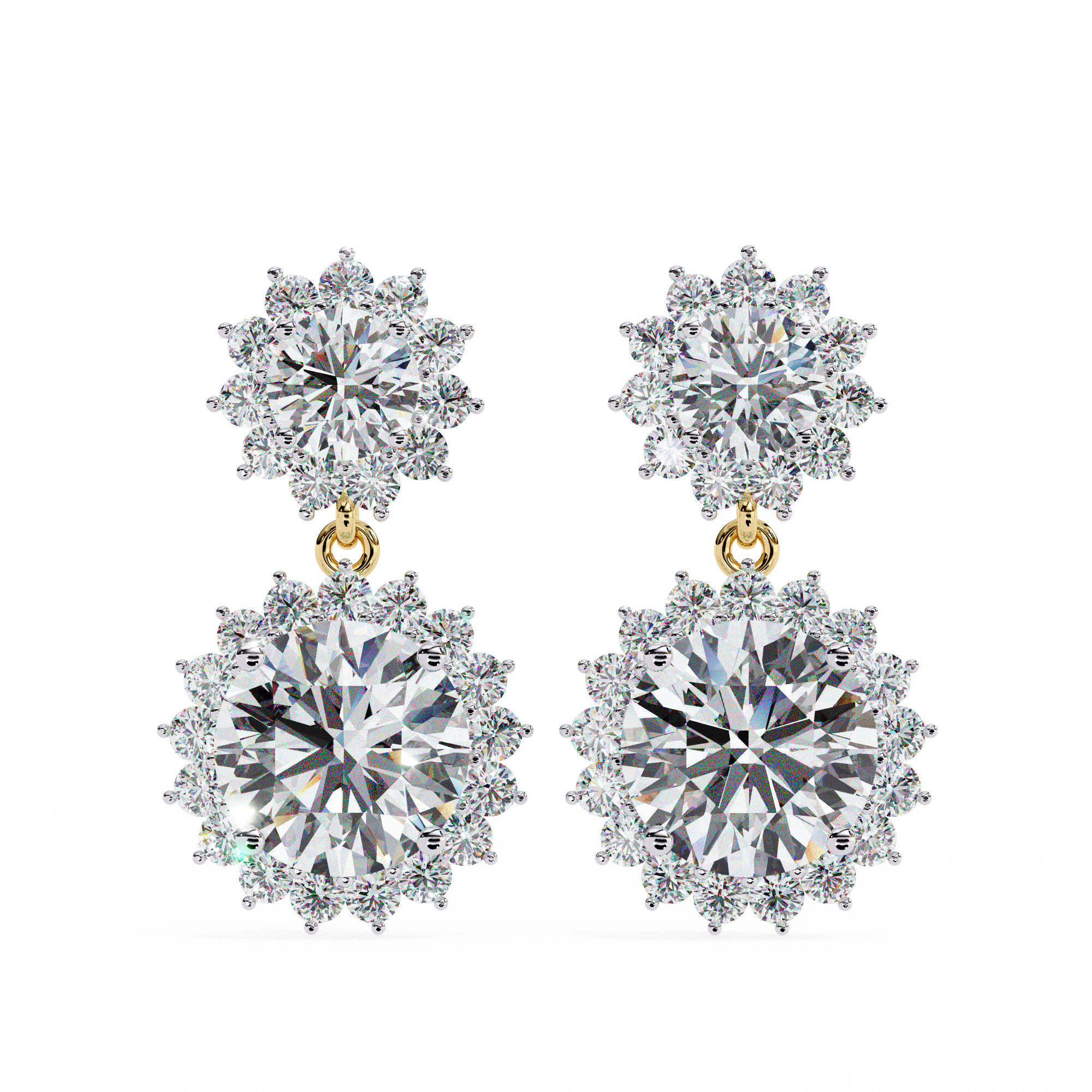 Parure Classic Diamond Stud Earrings — 10k–18k Gold