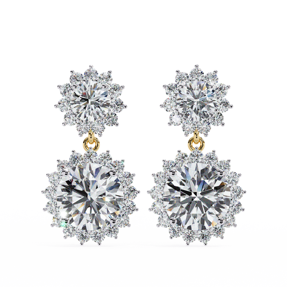 Parure Classic Diamond Stud Earrings — 10k–18k Gold