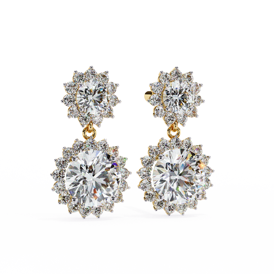 Parure Classic Diamond Stud Earrings — 10k–18k Gold