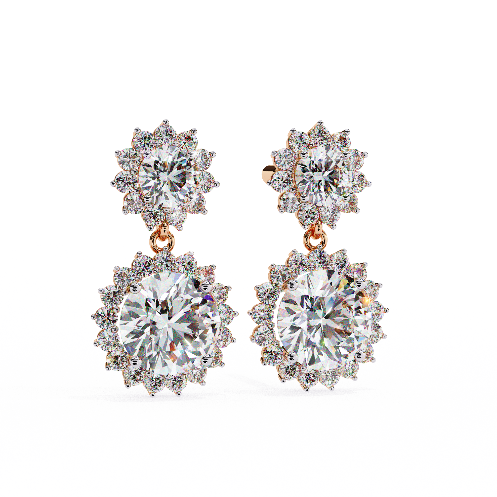 Parure Classic Diamond Stud Earrings — 10k–18k Gold