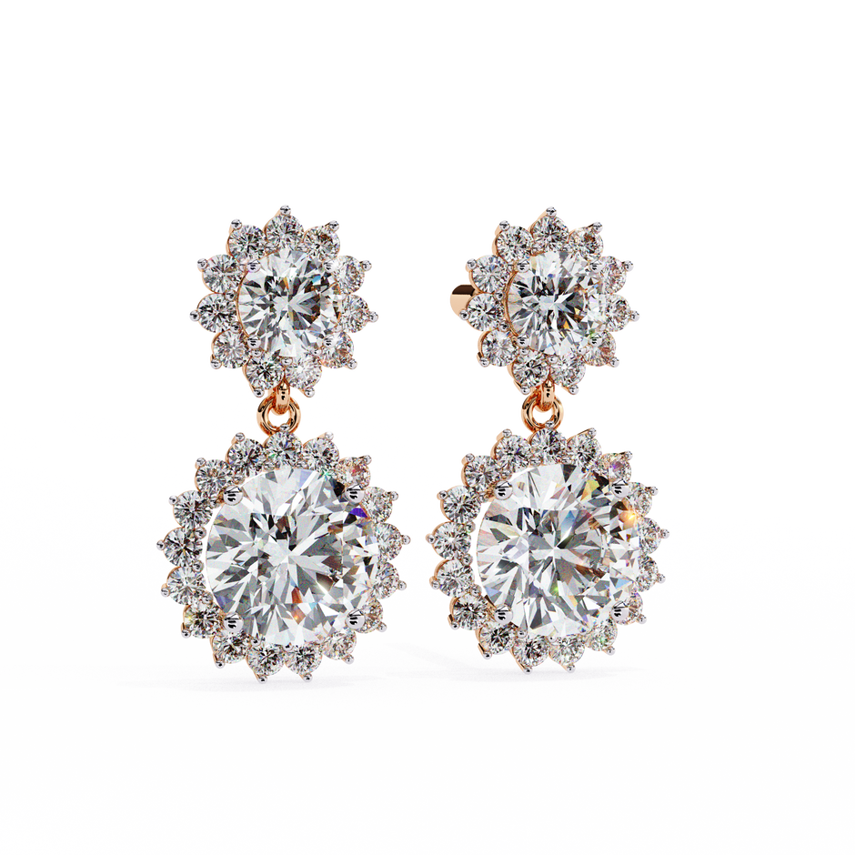 Parure Classic Diamond Stud Earrings — 10k–18k Gold