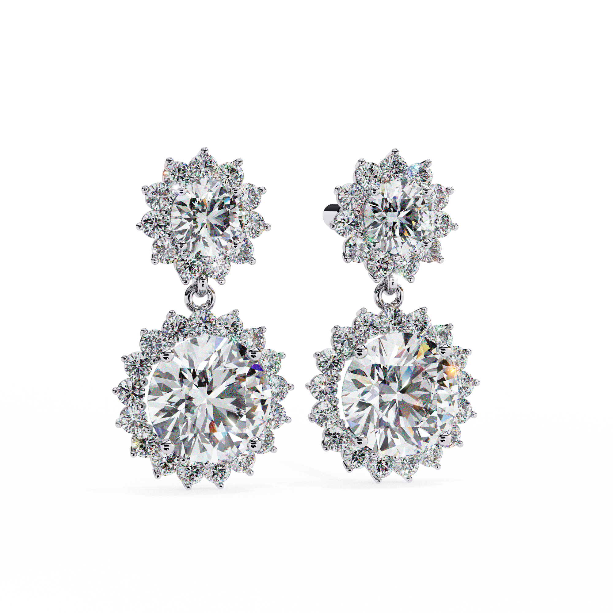 Parure Classic Diamond Stud Earrings — 10k–18k Gold