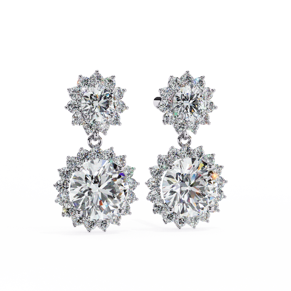 Parure Classic Diamond Stud Earrings — 10k–18k Gold