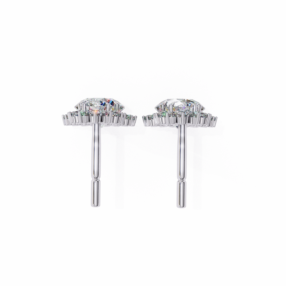 Parure Classic Diamond Stud Earrings — 10k–18k Gold