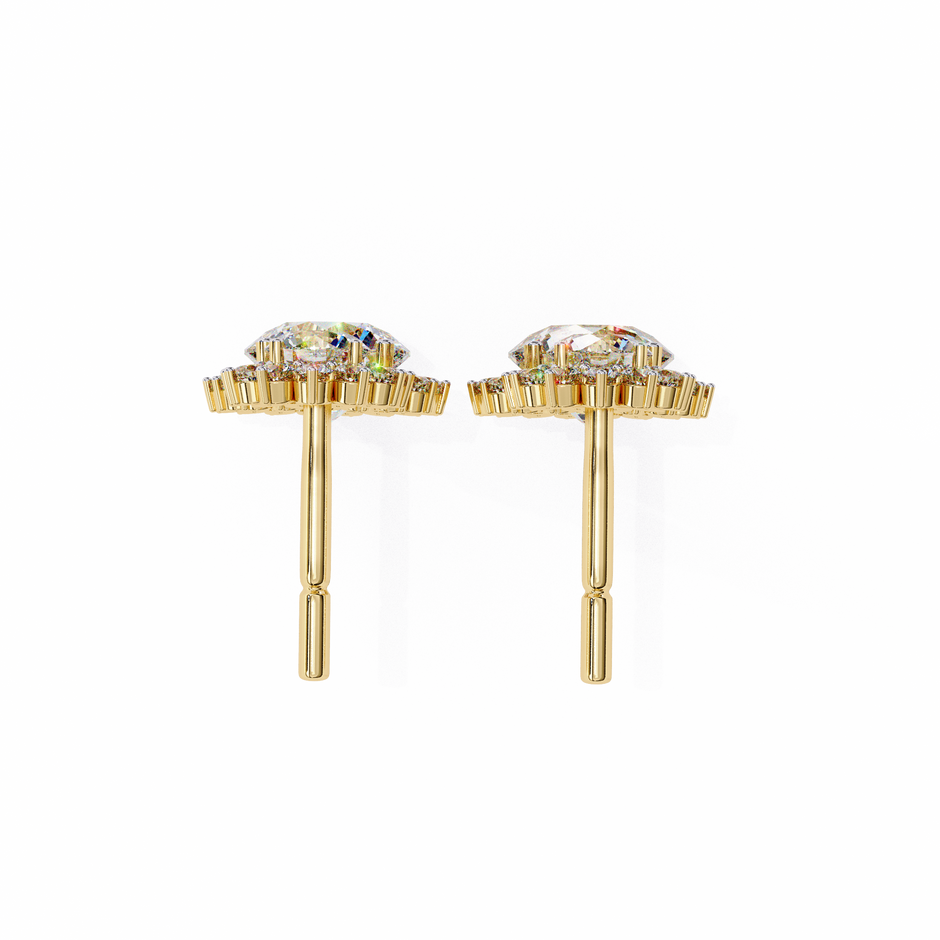 Parure Classic Diamond Stud Earrings — 10k–18k Gold