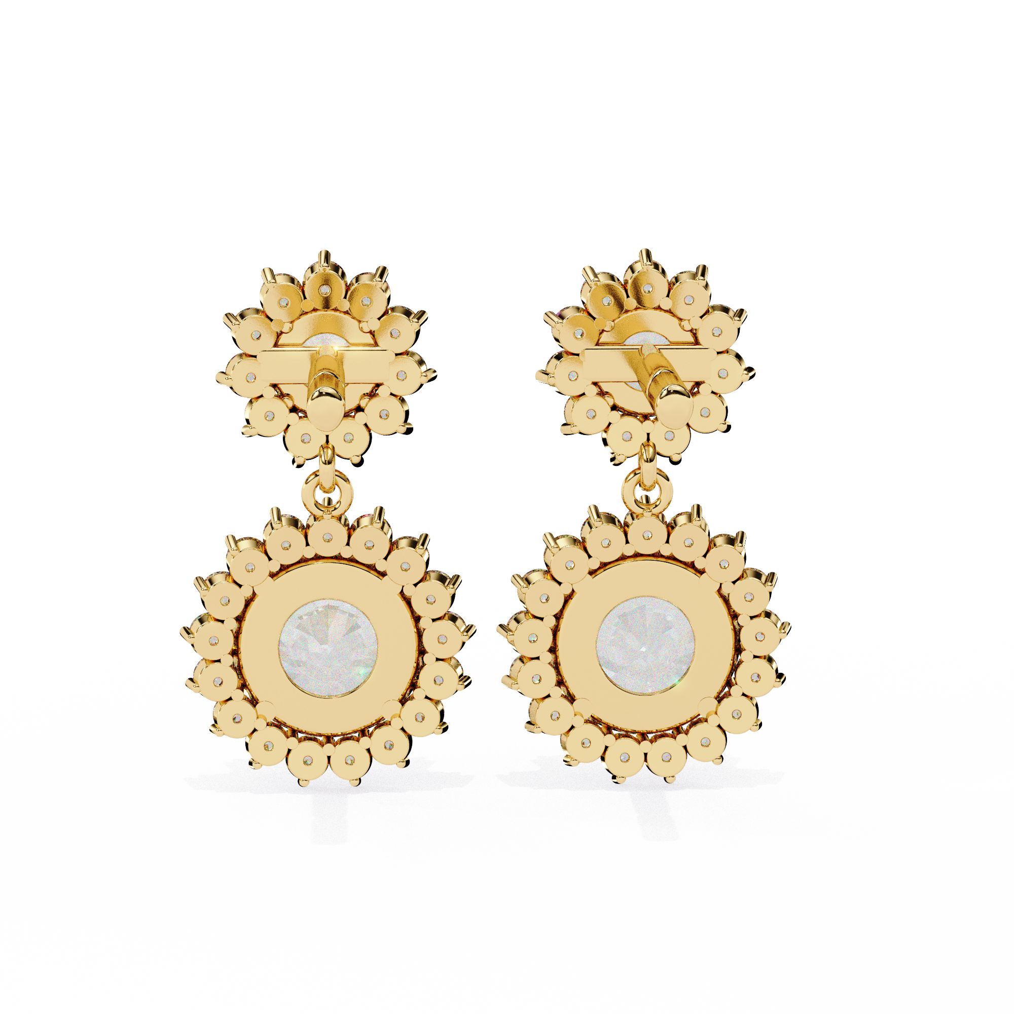 Parure Classic Diamond Stud Earrings — 10k–18k Gold