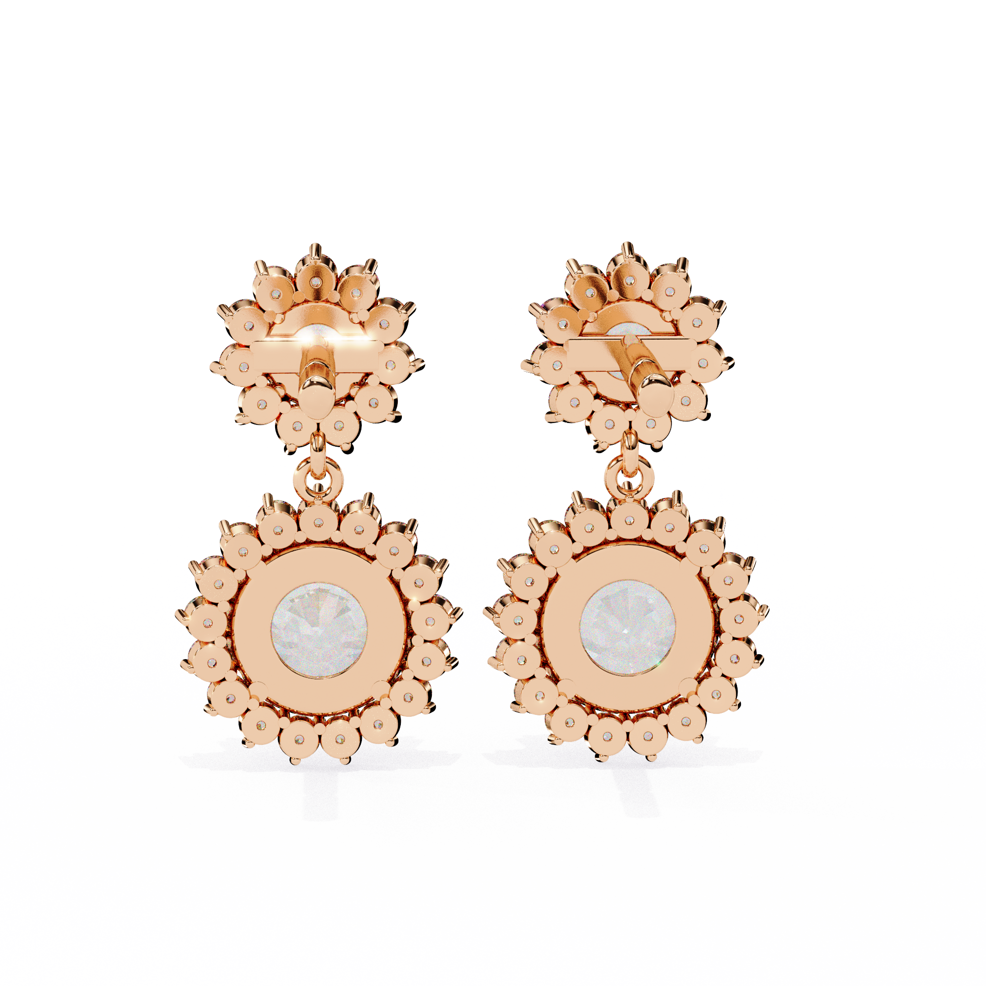 Parure Classic Diamond Stud Earrings — 10k–18k Gold