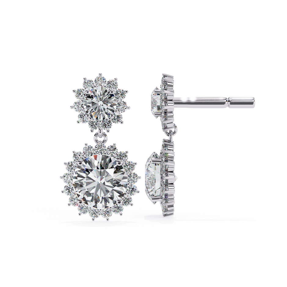 Parure Classic Diamond Stud Earrings — 10k–18k Gold