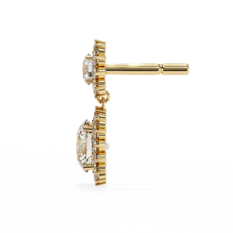 Parure Classic Diamond Stud Earrings — 10k–18k Gold