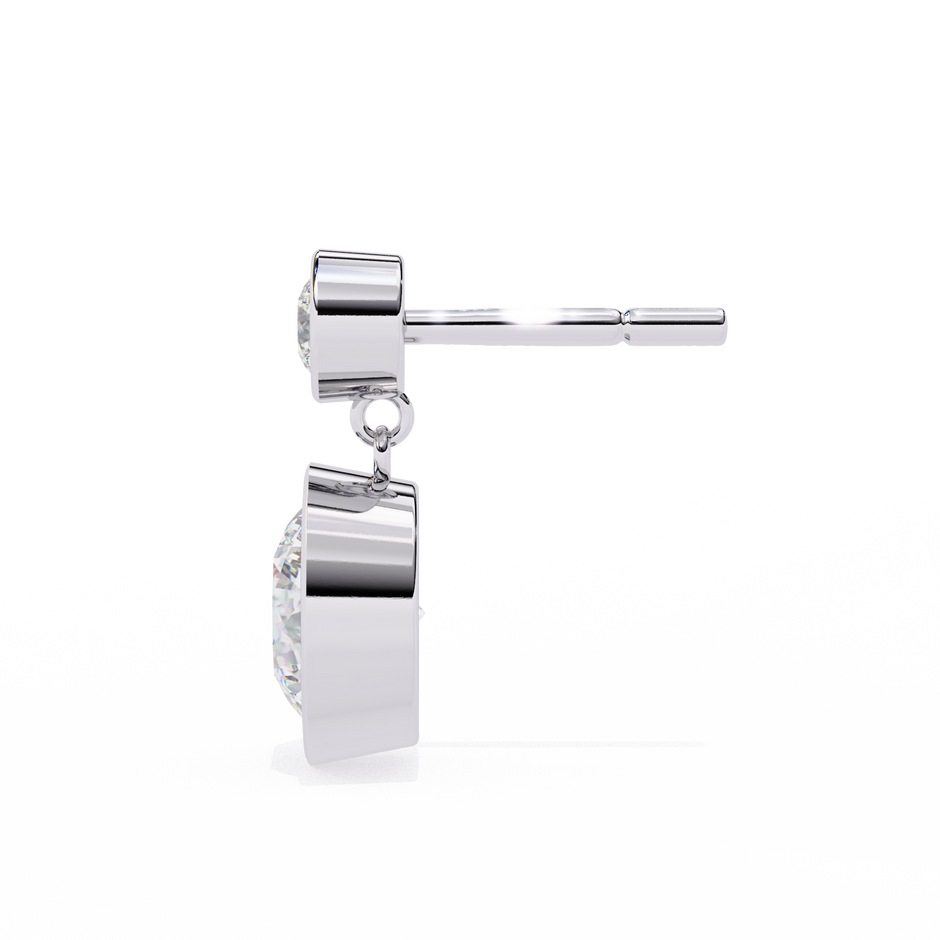 Éblouissant Statement Diamond Stud Earrings — 10k–18k Gold