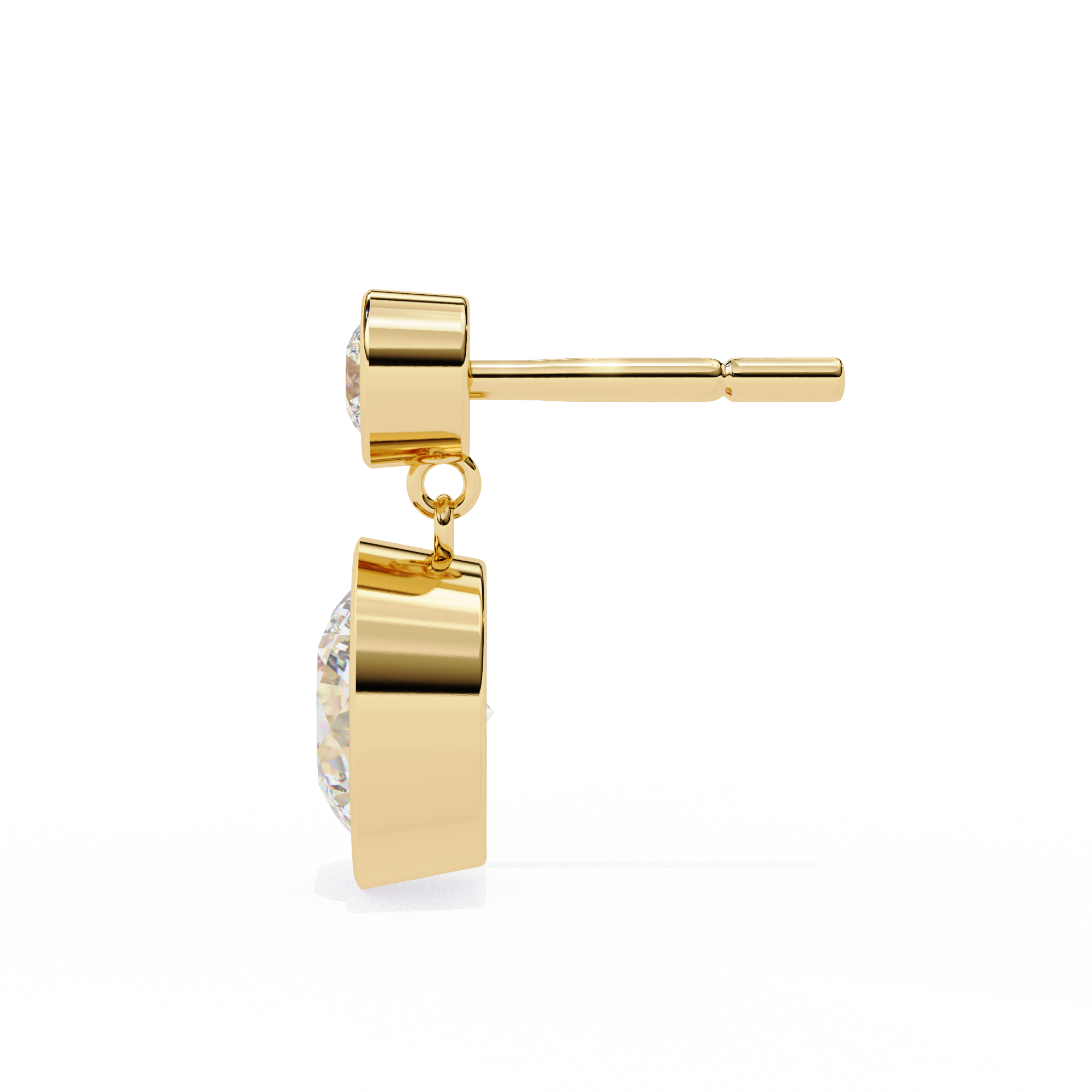 Éblouissant Statement Diamond Stud Earrings — 10k–18k Gold