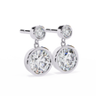 Éblouissant Statement Diamond Stud Earrings — 10k–18k Gold