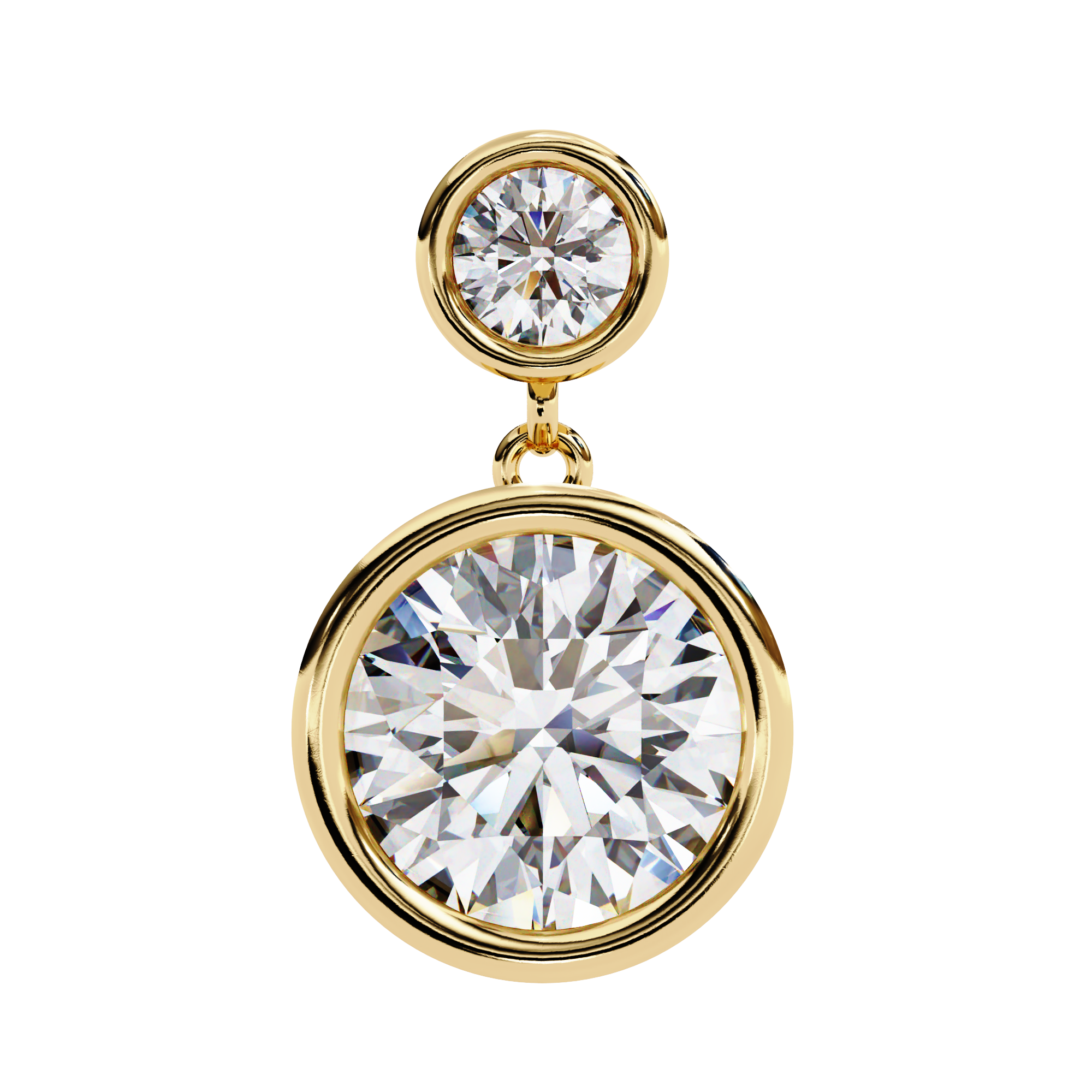 Éblouissant Statement Diamond Stud Earrings — 10k–18k Gold