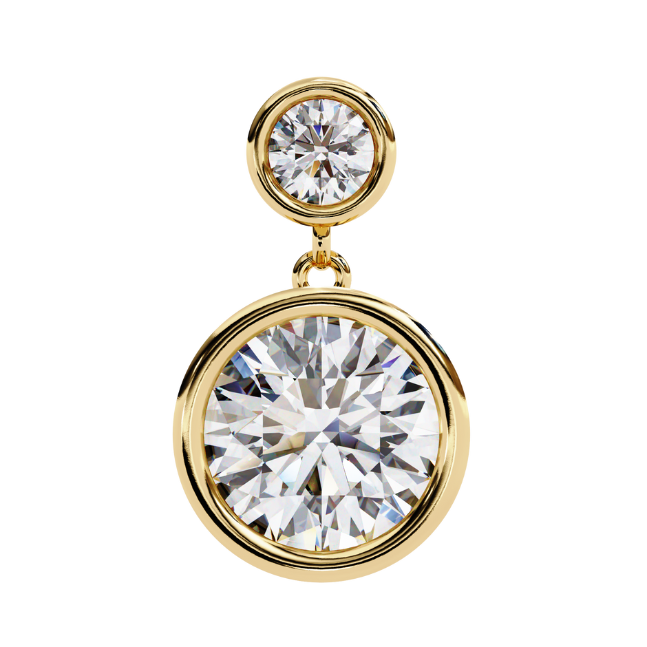 Éblouissant Statement Diamond Stud Earrings — 10k–18k Gold