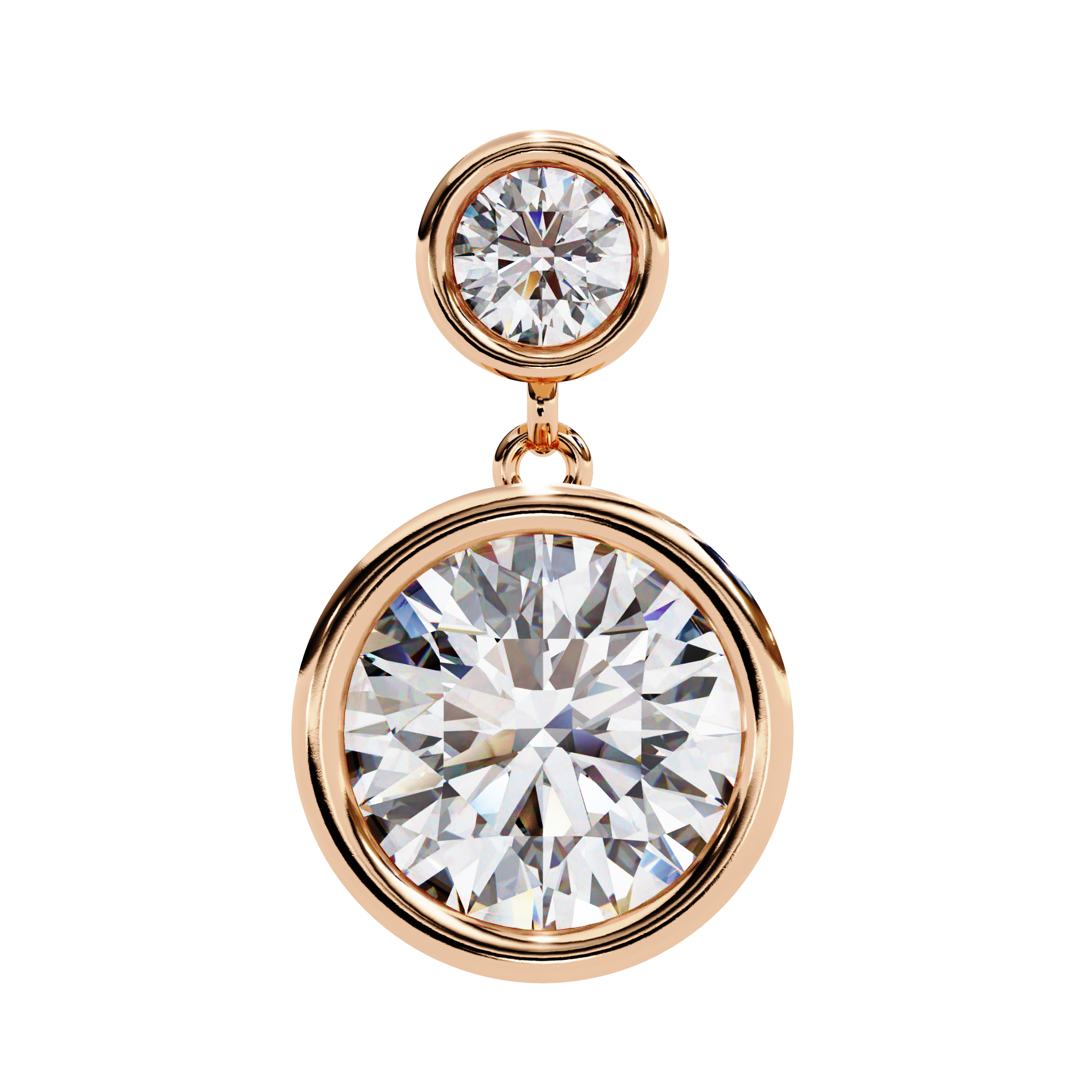Éblouissant Statement Diamond Stud Earrings — 10k–18k Gold