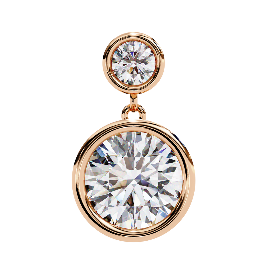 Éblouissant Statement Diamond Stud Earrings — 10k–18k Gold