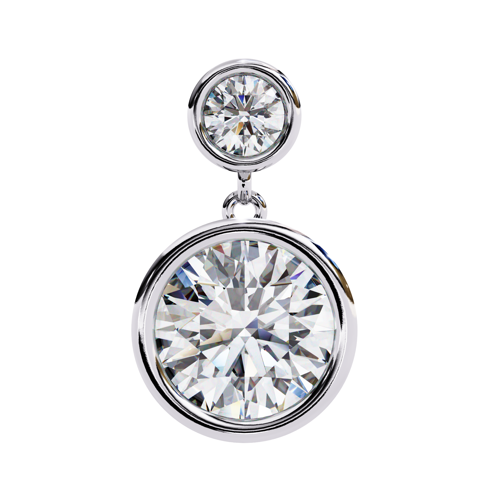 Éblouissant Statement Diamond Stud Earrings — 10k–18k Gold