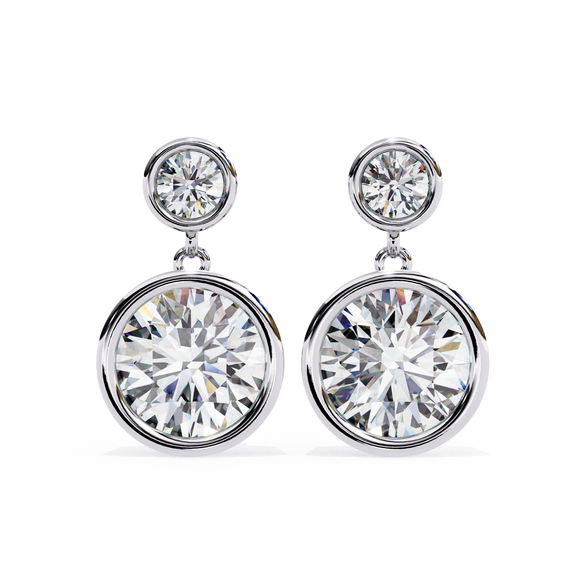 Éblouissant Statement Diamond Stud Earrings — 10k–18k Gold