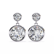 Éblouissant Statement Diamond Stud Earrings — 10k–18k Gold