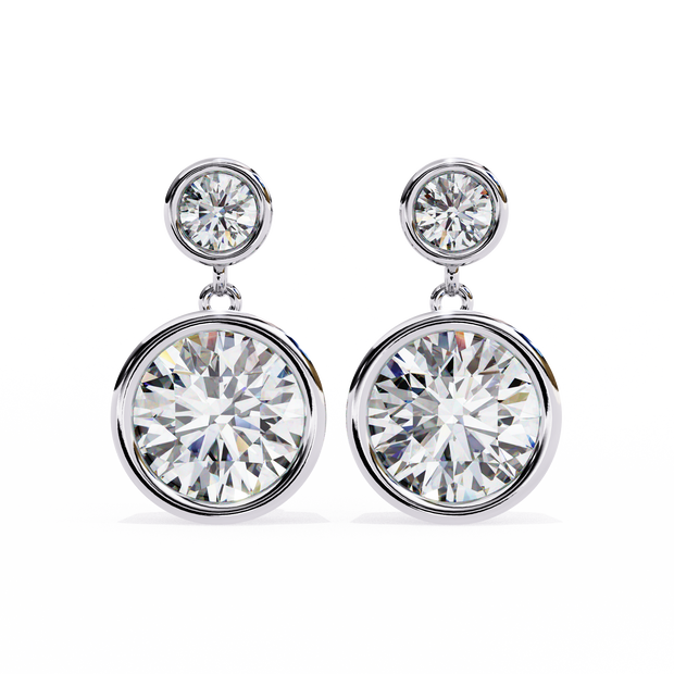 Éblouissant Statement Diamond Stud Earrings — 10k–18k Gold