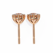 Diamantaire Pear Drop Diamond Stud Earrings — 10k–18k Gold