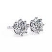Diamantaire Pear Drop Diamond Stud Earrings — 10k–18k Gold