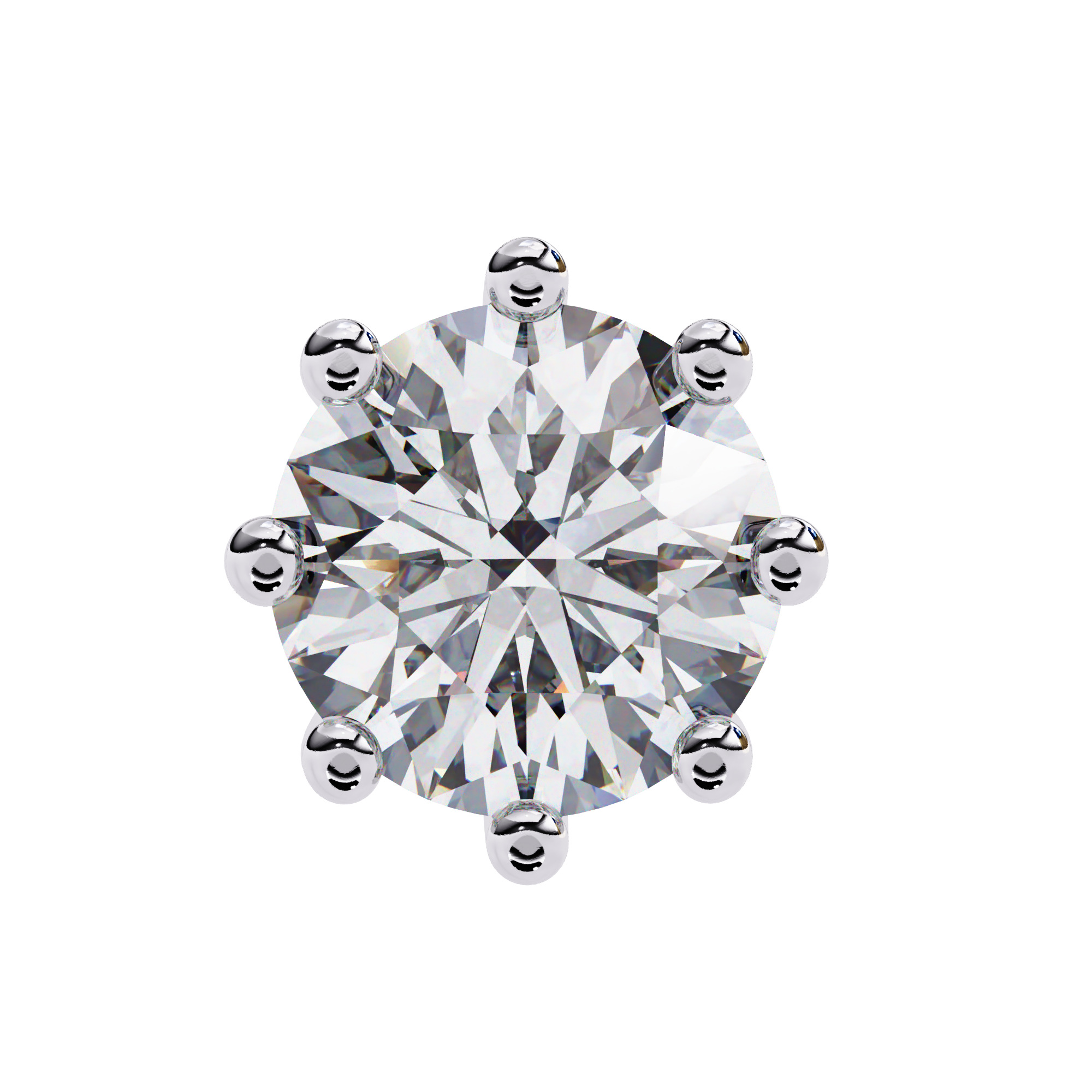 Diamantaire Pear Drop Diamond Stud Earrings — 10k–18k Gold