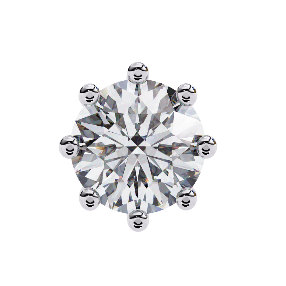 Diamantaire Pear Drop Diamond Stud Earrings — 10k–18k Gold