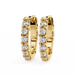 Finesse Brilliant Petite Diamond Stud Earrings — 10k–18k Gold