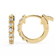 Finesse Brilliant Petite Diamond Stud Earrings — 10k–18k Gold