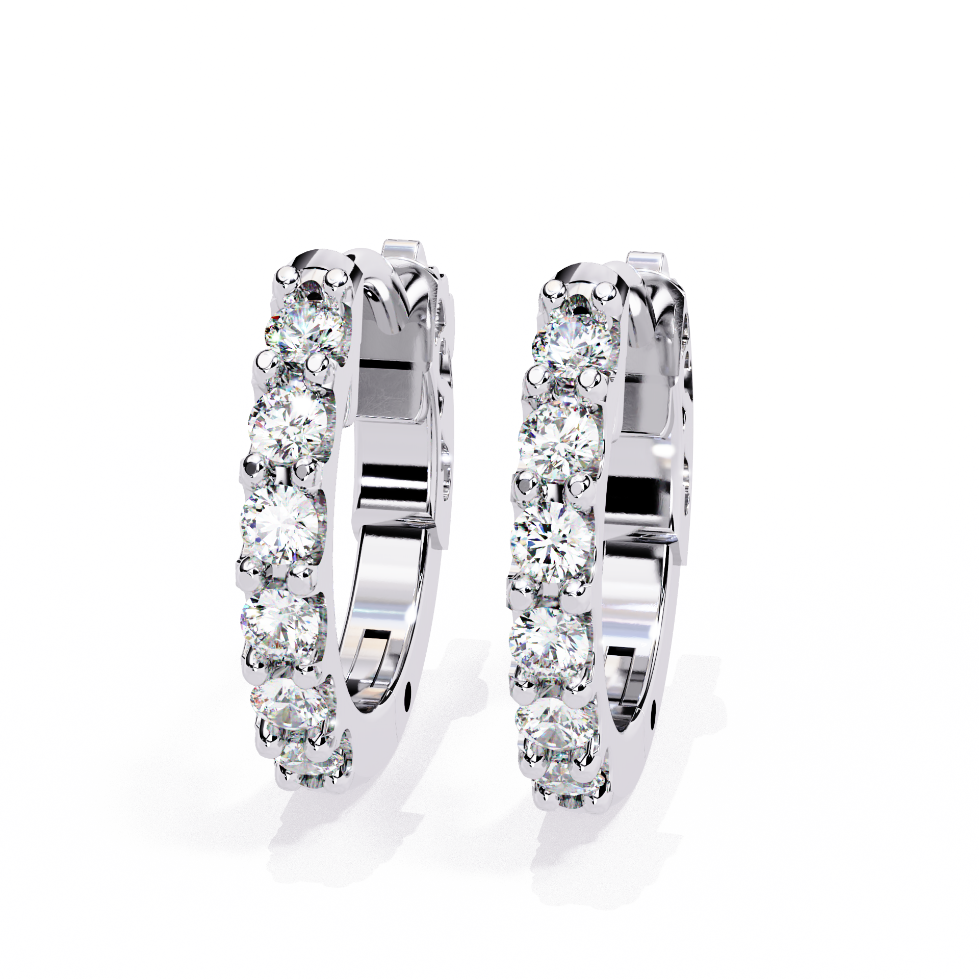 Finesse Brilliant Petite Diamond Stud Earrings — 10k–18k Gold