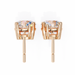 Radiance Bezel Diamond Stud Earrings — 10k–18k Gold