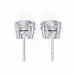 Radiance Bezel Diamond Stud Earrings — 10k–18k Gold