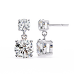 Radiance Bezel Diamond Stud Earrings — 10k–18k Gold