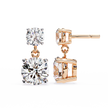 Radiance Bezel Diamond Stud Earrings — 10k–18k Gold