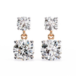 Radiance Bezel Diamond Stud Earrings — 10k–18k Gold