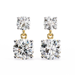 Radiance Bezel Diamond Stud Earrings — 10k–18k Gold