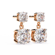 Radiance Bezel Diamond Stud Earrings — 10k–18k Gold