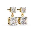 Radiance Bezel Diamond Stud Earrings — 10k–18k Gold