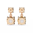 Radiance Bezel Diamond Stud Earrings — 10k–18k Gold